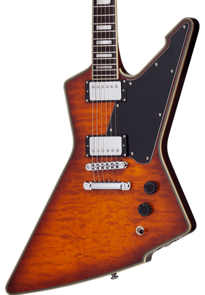 SCHECTER E-1 CUSTOM SPECIAL EDITION ELECTRIC GUITAR - VINTAGE SUNBURST (3105) MADE IN KOREA, SCHECTER, ELECTRIC GUITAR, schecter-electric-guitar-e1-custom-vs, ZOSO MUSIC SDN BHD