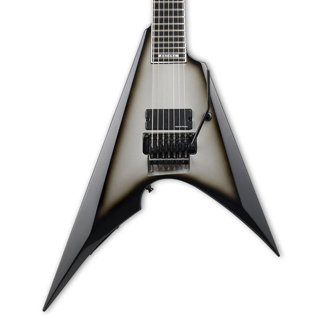ESP Jesse Katana 7 Signature Electric Guitar with Hard Case - Black with Silver Sunburst