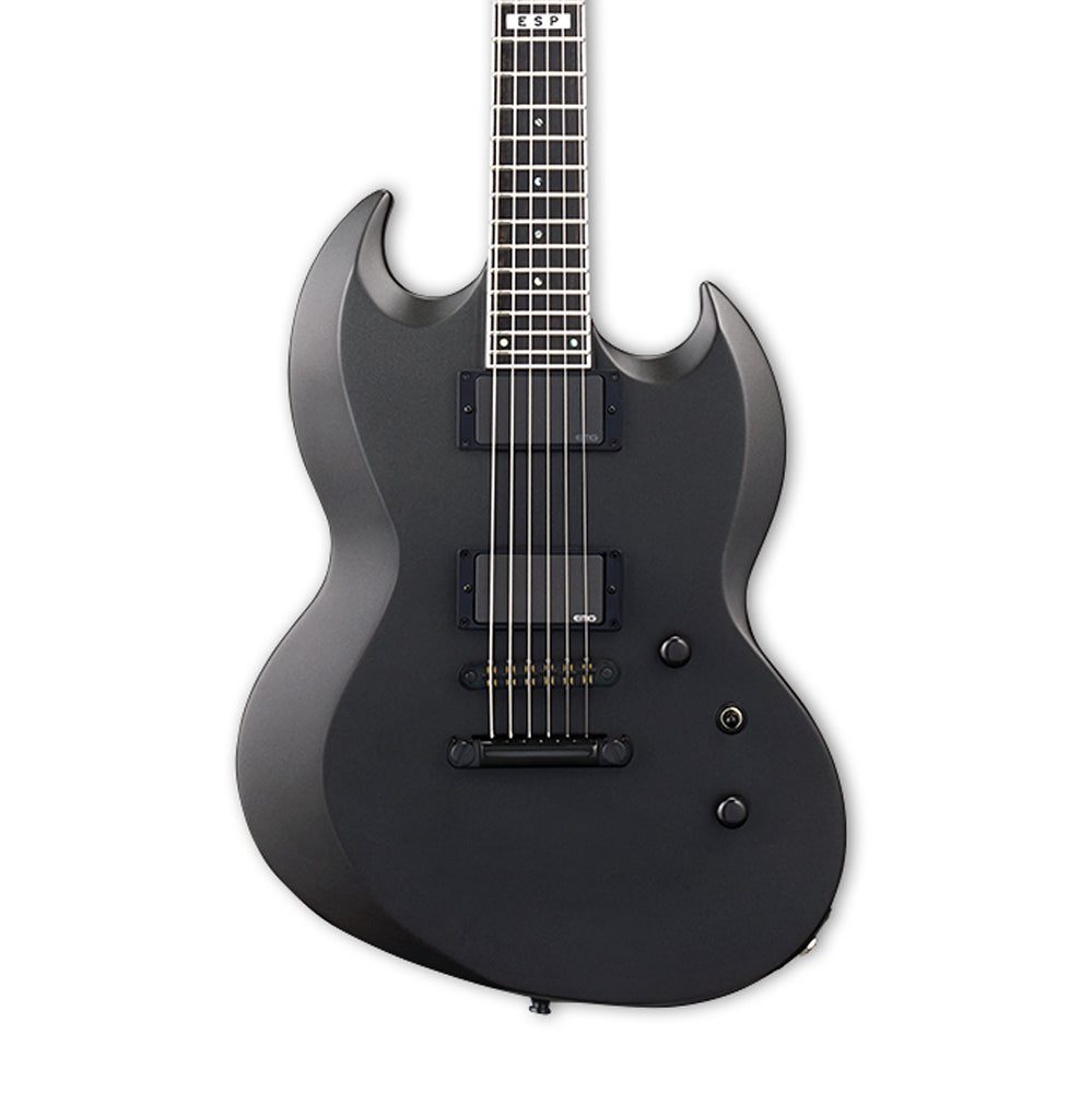ESP E-II VIPER BARITONE - Charcoal Metallic Satin [Made in Japan]