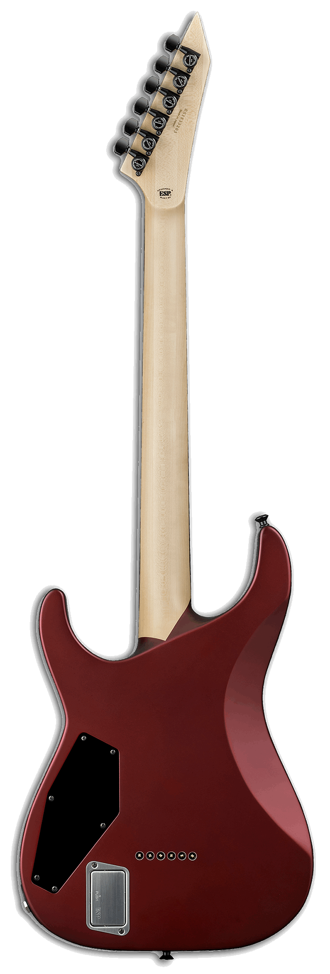 ESP Japan E-II M-I Thru NT Electric Guitar - Deep Candy Apple Red Satin [MIJ]
