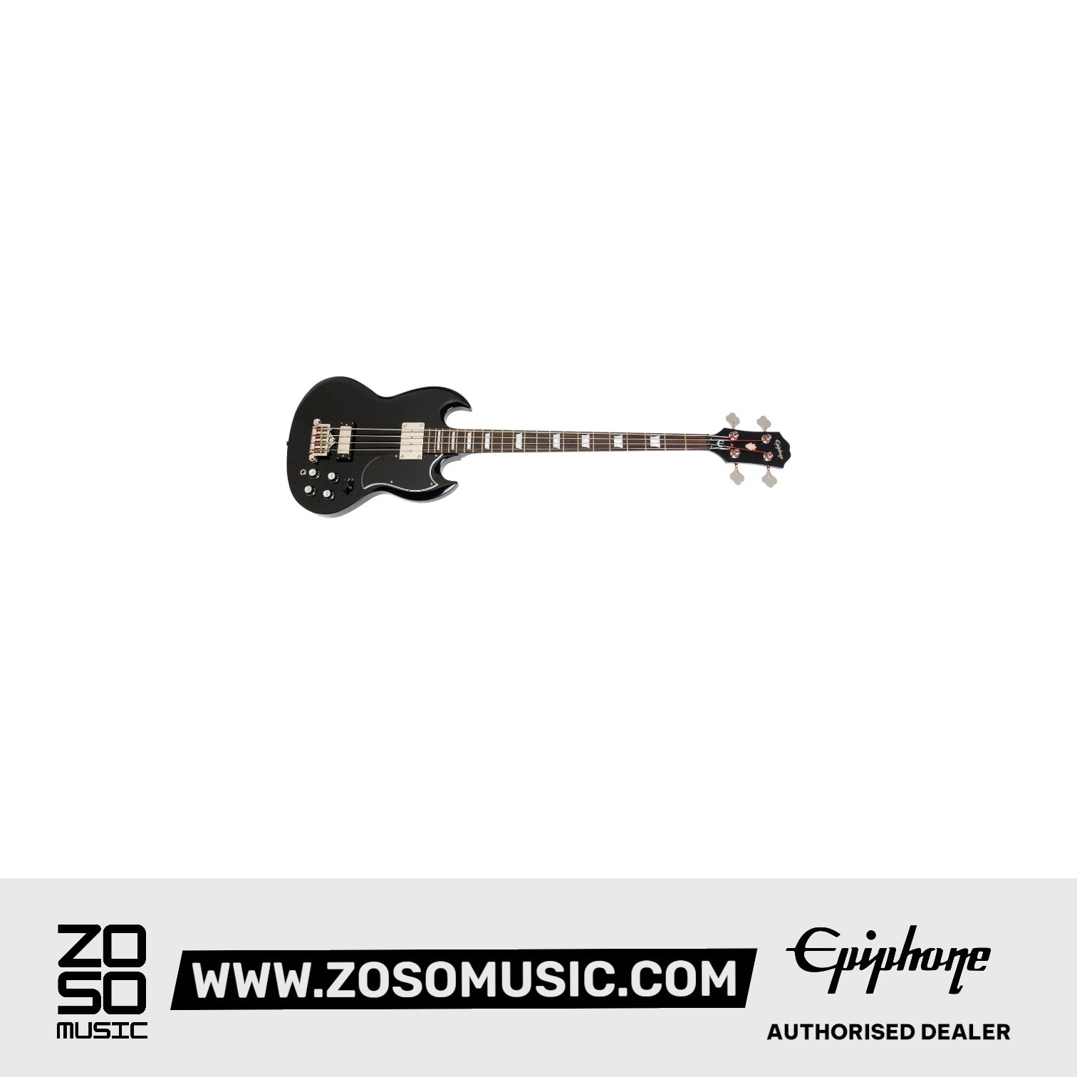 EPIPHONE EB - 3, 2 PICKUP, 4 STRING BASS, EBONY | EPIPHONE , Zoso Music