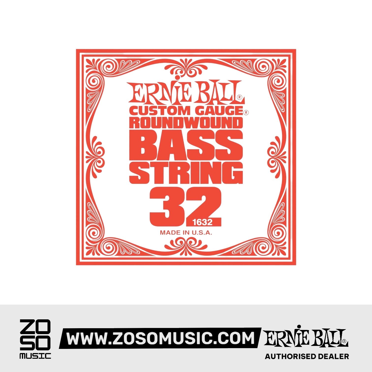 Ernie Ball .032 Nickel Wound Electric Bass Single String | Zoso Music Sdn Bhd