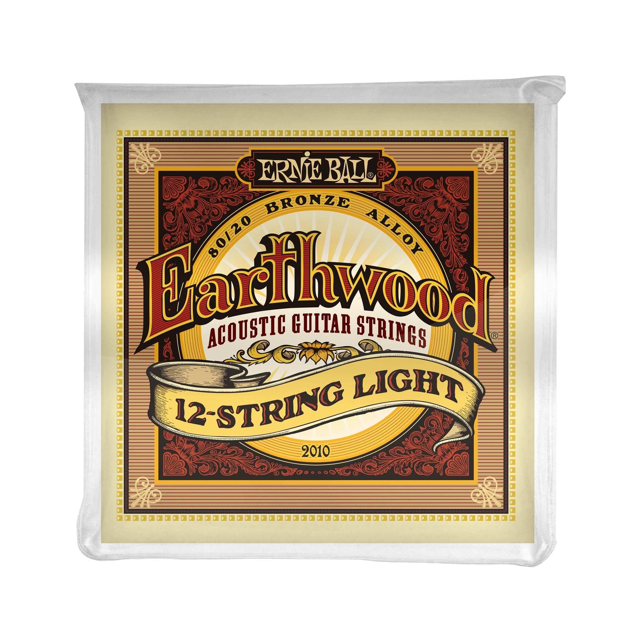 Ernie Ball Earthwood Light 12-String 80/20 Bronze Acoustic Guitar Strings | Zoso Music Sdn Bhd