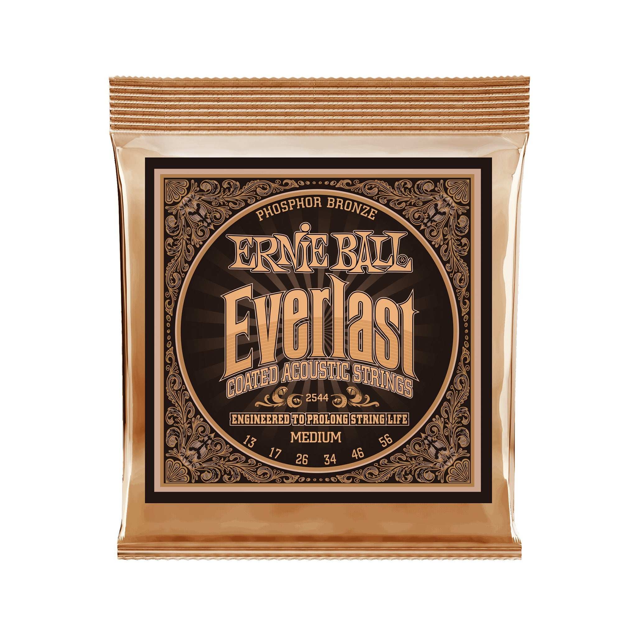 Ernie Ball Everlast Medium Coated Phosphor Bronze Acoustic Guitar Strings | Zoso Music Sdn Bhd