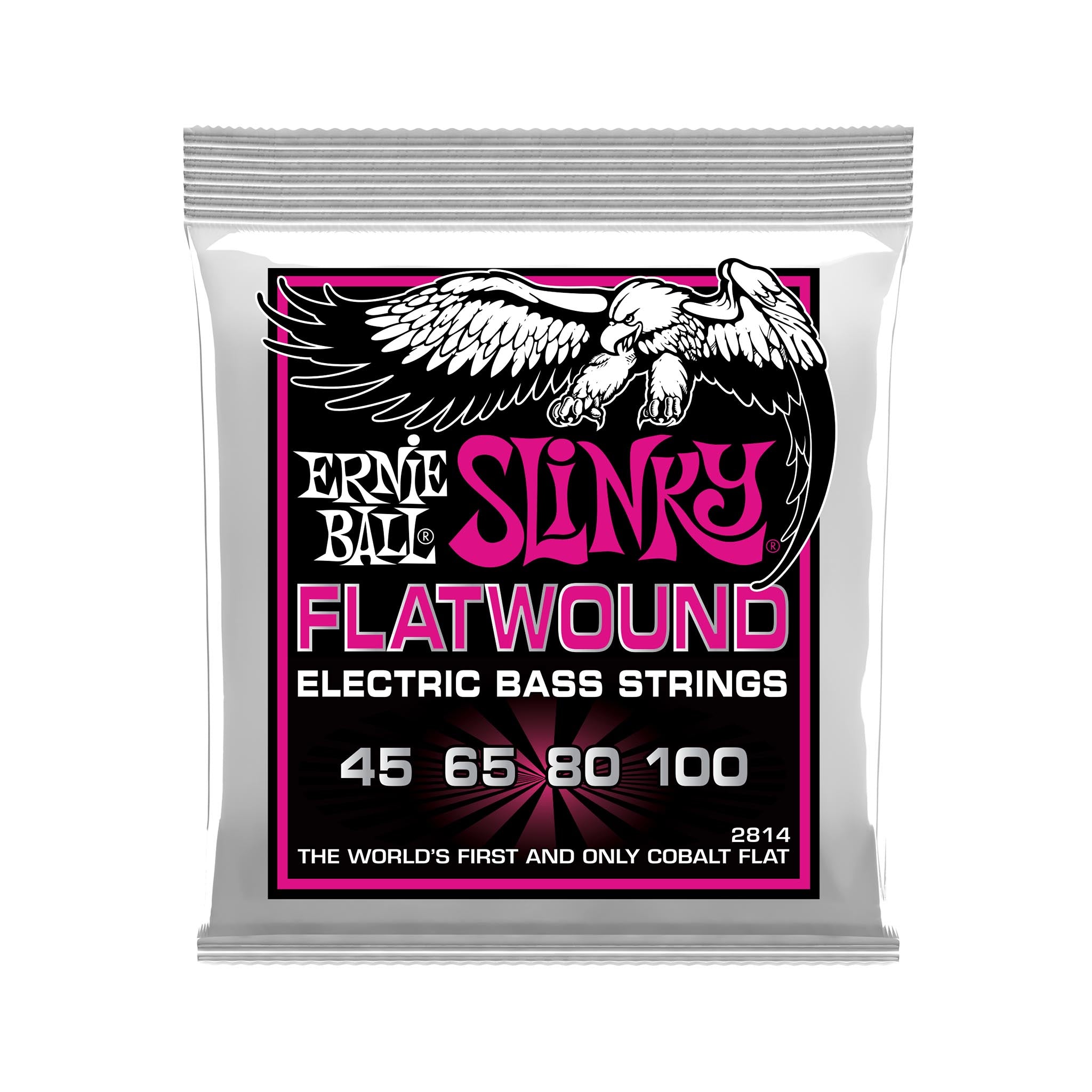 Ernie Ball Super Slinky Flatwound Electric Bass Strings, 45-100 | Zoso Music Sdn Bhd