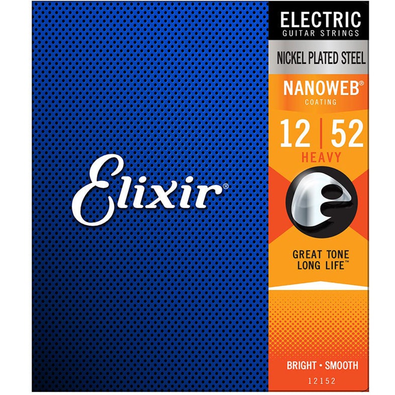 Elixir 12152 Nanoweb Heavy Electric Guitar Strings Zoso Music