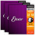 Elixir 16539 Nanoweb 80/20 Bronze Light Acoustic Guitar Strings, 12-53, 3-Pack |  ELIXIR |  STRINGS-ACOUSTIC GUITAR |  Zoso Music