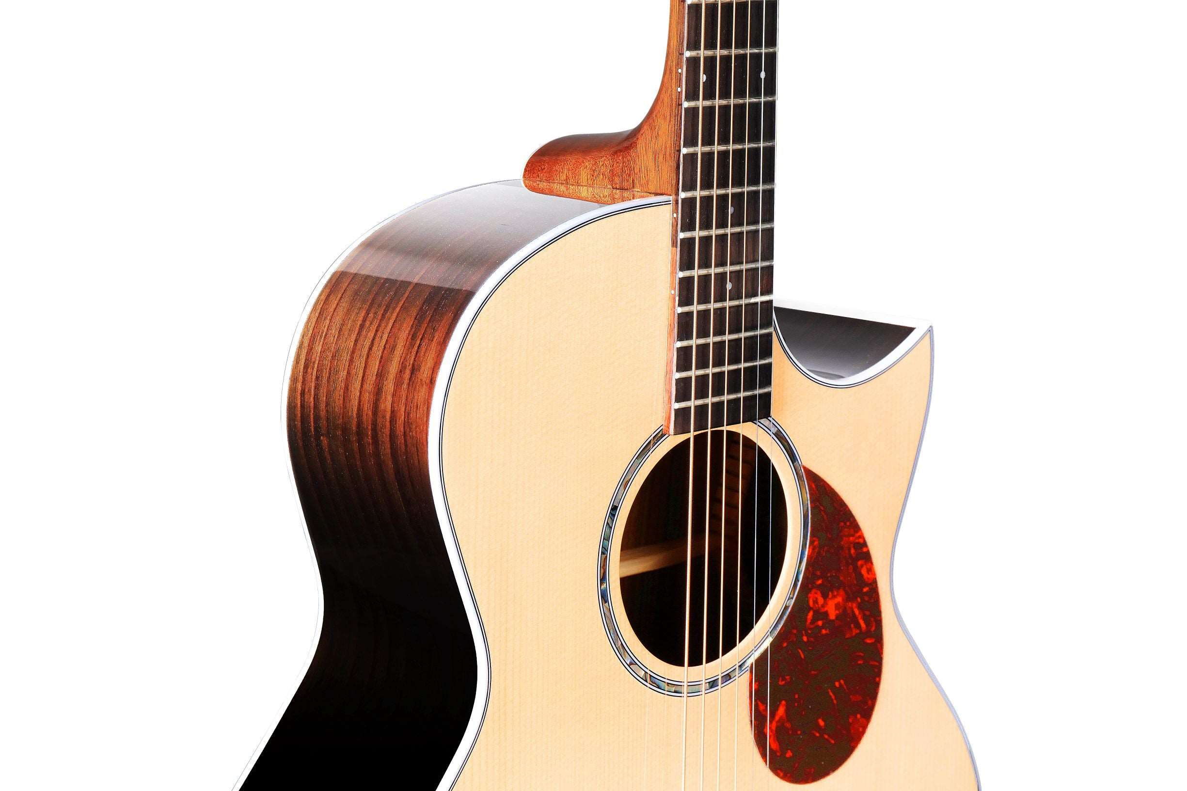 Enya EA-Q1 41" Acoustic Guitar (Aj Body Cutaway) With Bag And Accessories | ENYA , Zoso Music