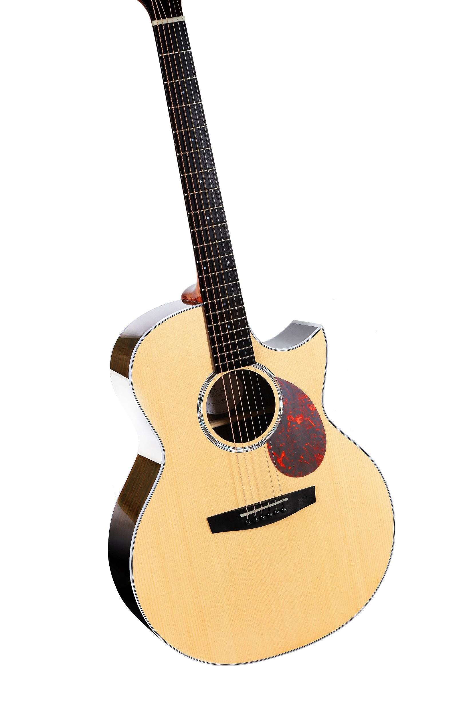 Enya EA-Q1 41" Acoustic Guitar (Aj Body Cutaway) With Bag And Accessories | ENYA , Zoso Music