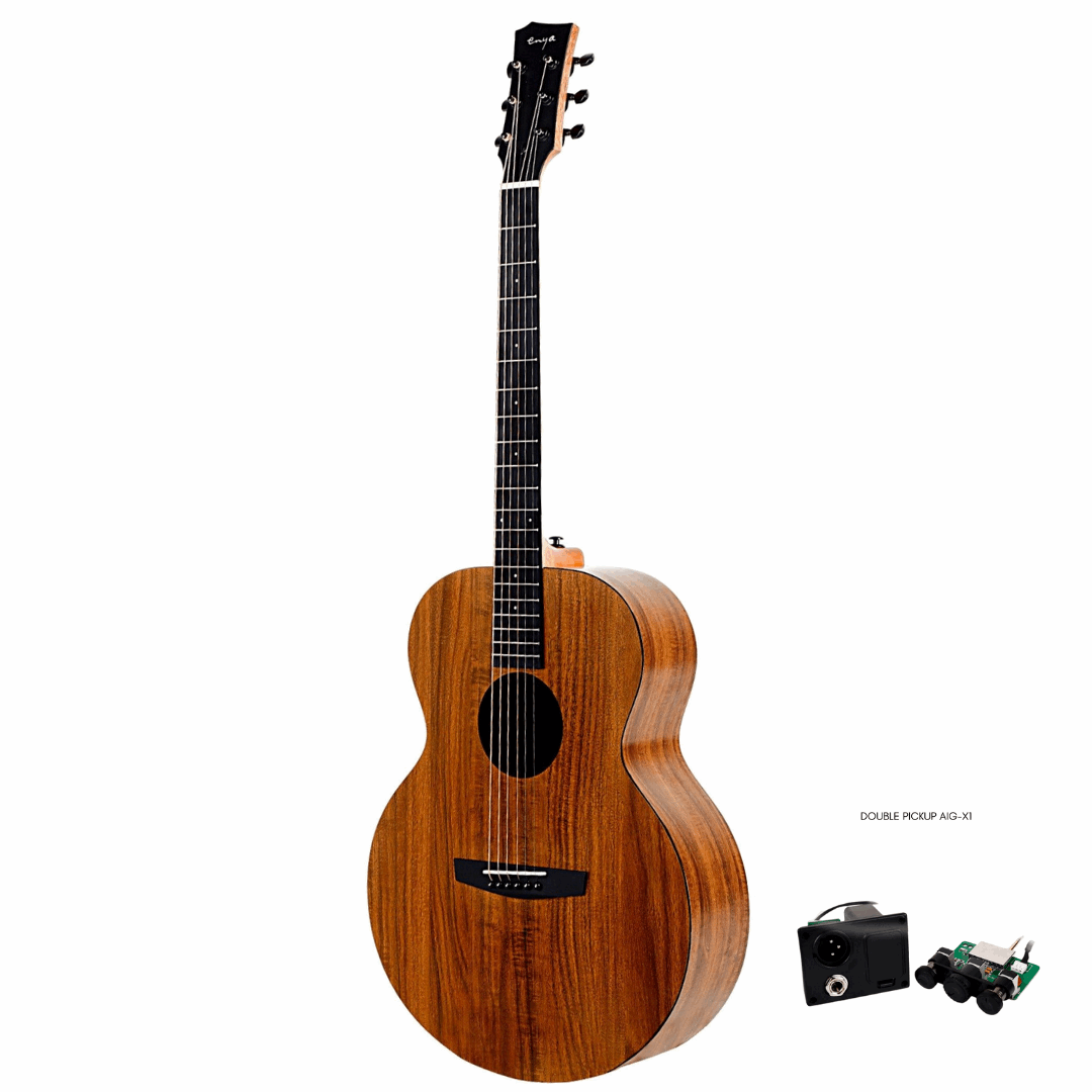 Enya EA-X1e 41" Acoustic Guitar HPL Koa & EQ With Bag And Accessories | ENYA , Zoso Music