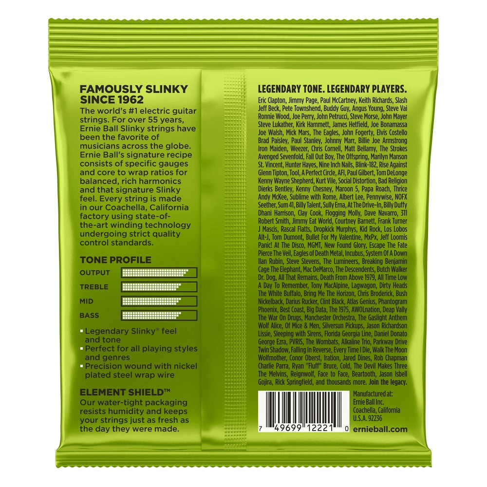 Ernie Ball Regular Slinky Nickel Wound Electric Guitar Strings, 10-46 |  ERNIE BALL |  STRINGS-ELECTRIC GUITAR |  Zoso Music