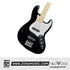 Neowood K-EB6-4-M BK Jazz Bass 4 String Maple Neck Bass Guitar Black | Zoso Music Sdn Bhd