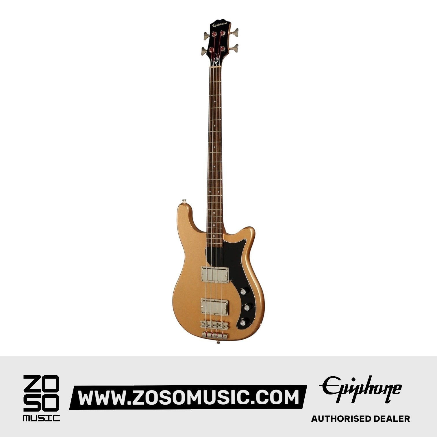 Epiphone EBEMSAMNH1 Embassy Bass - Smoked Almond Metallic |  EPIPHONE |  BASS GUITAR |  Zoso Music