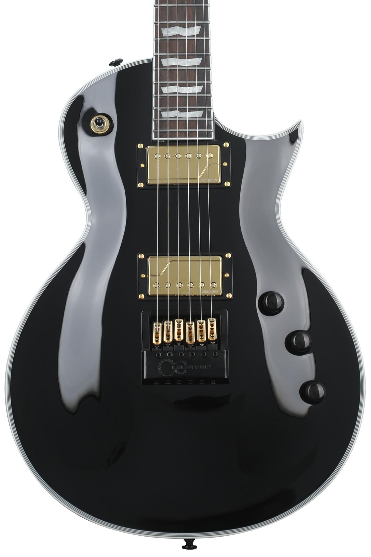 ESP LTD EC-1000T CTM EverTune Electric Guitar - Black Zoso Music
