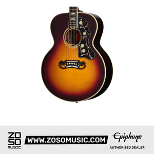 Epiphone Pre-War SJ-200 Rosewood Reissue Acoustic-Electric Guitar - Vintage Sunburst | Zoso Music Sdn Bhd