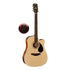 KEPMA EDC 41 inch Dreadnought Semi Acoustic Guitar w K1 EQ (Spruce Top, Side & Back Mahogany)