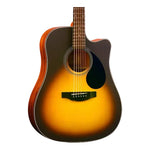 KEPMA EDC 41 inch Dreadnought Semi Acoustic Guitar w AcoustiFex® K-10 Pickup, Spruce Top, Side & Back Mahogany, EDC-K10