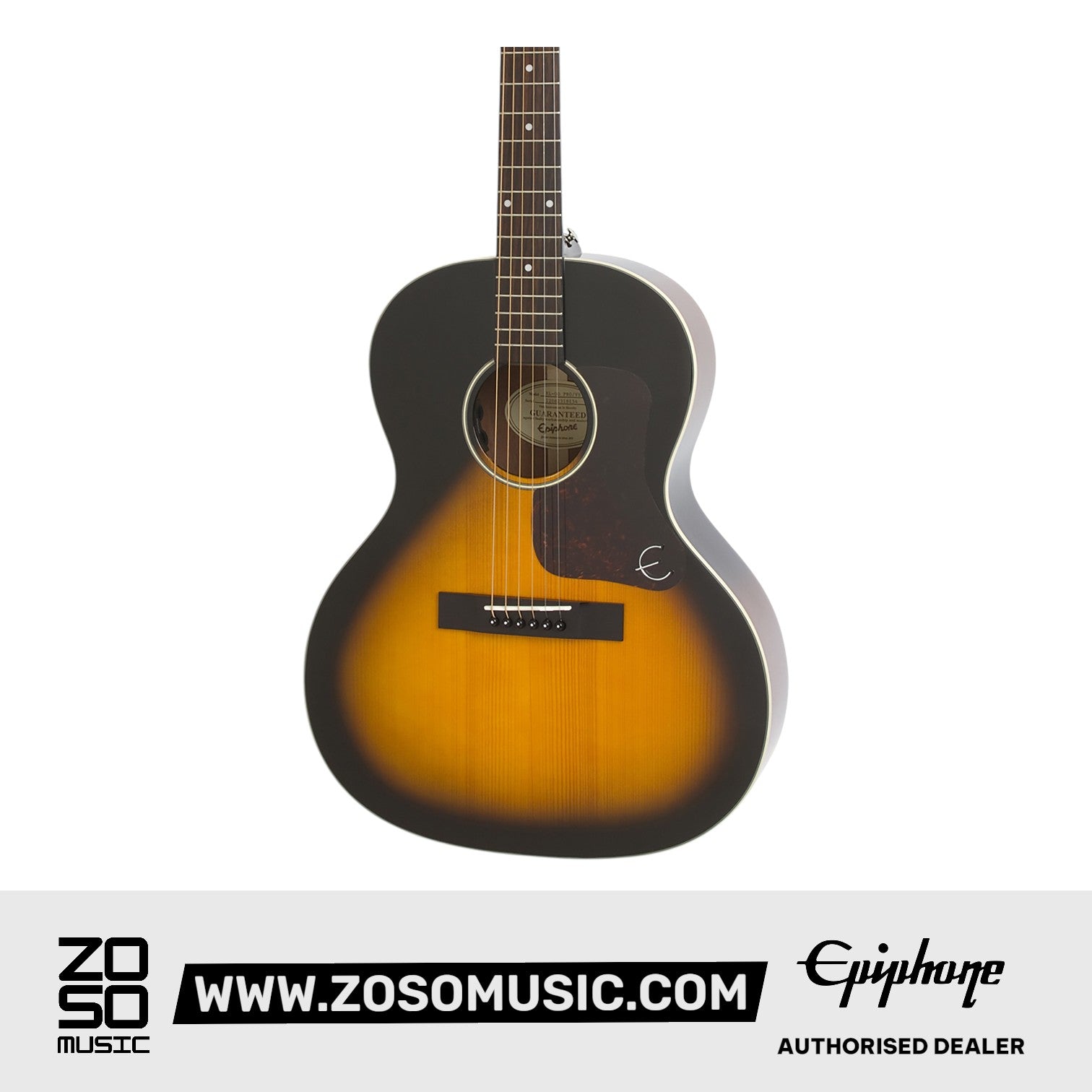 Epiphone EE00VSNH1 L-00 Studio Acoustic Electric Guitar - Vintage Sunburst |  EPIPHONE |  ACOUSTIC GUITAR |  Zoso Music