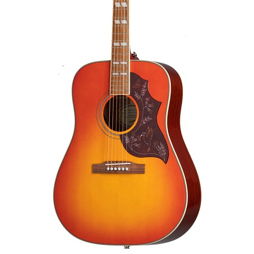Epiphone EEHBFCNH1 Hummingbird Studio Acoustic-Electric Guitar - Faded Cherry Sunburst