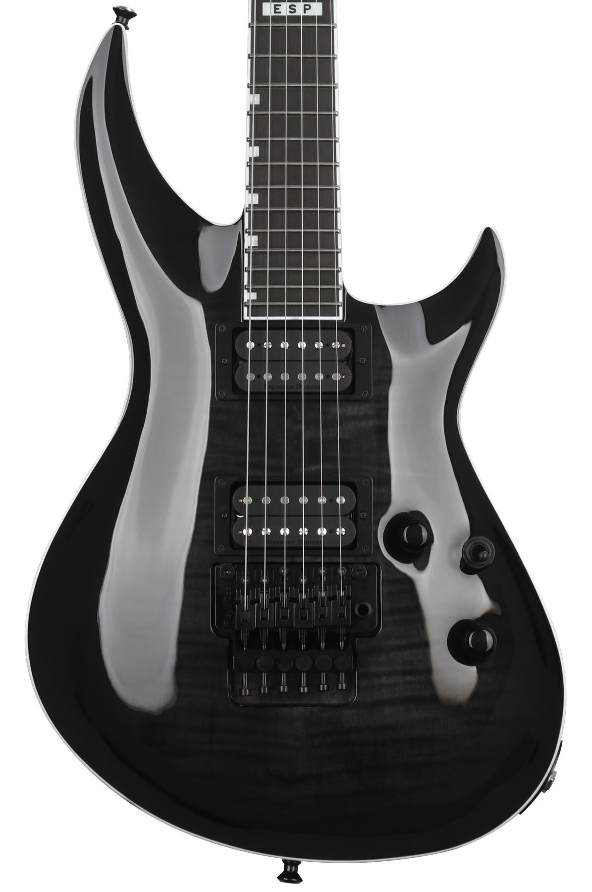 ESP E-II Horizon-III FR - Flame Maple Top - See Thru Black [Made in Japan]