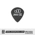 Jim Dunlop 482P Tortex Pitch Black Jazz III Guitar Picks | 0.50mm - 1.50mm