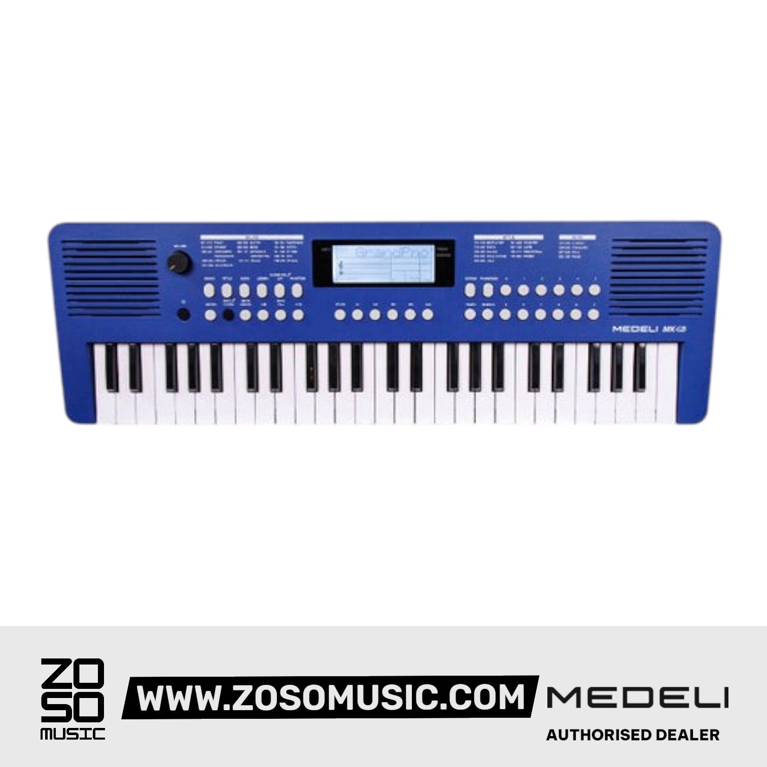 Medeli MK49 49 Keys Portable Keyboard Basic Package with Adapter |  MEDELI |  KEYBOARD-PORTABLE |  Zoso Music