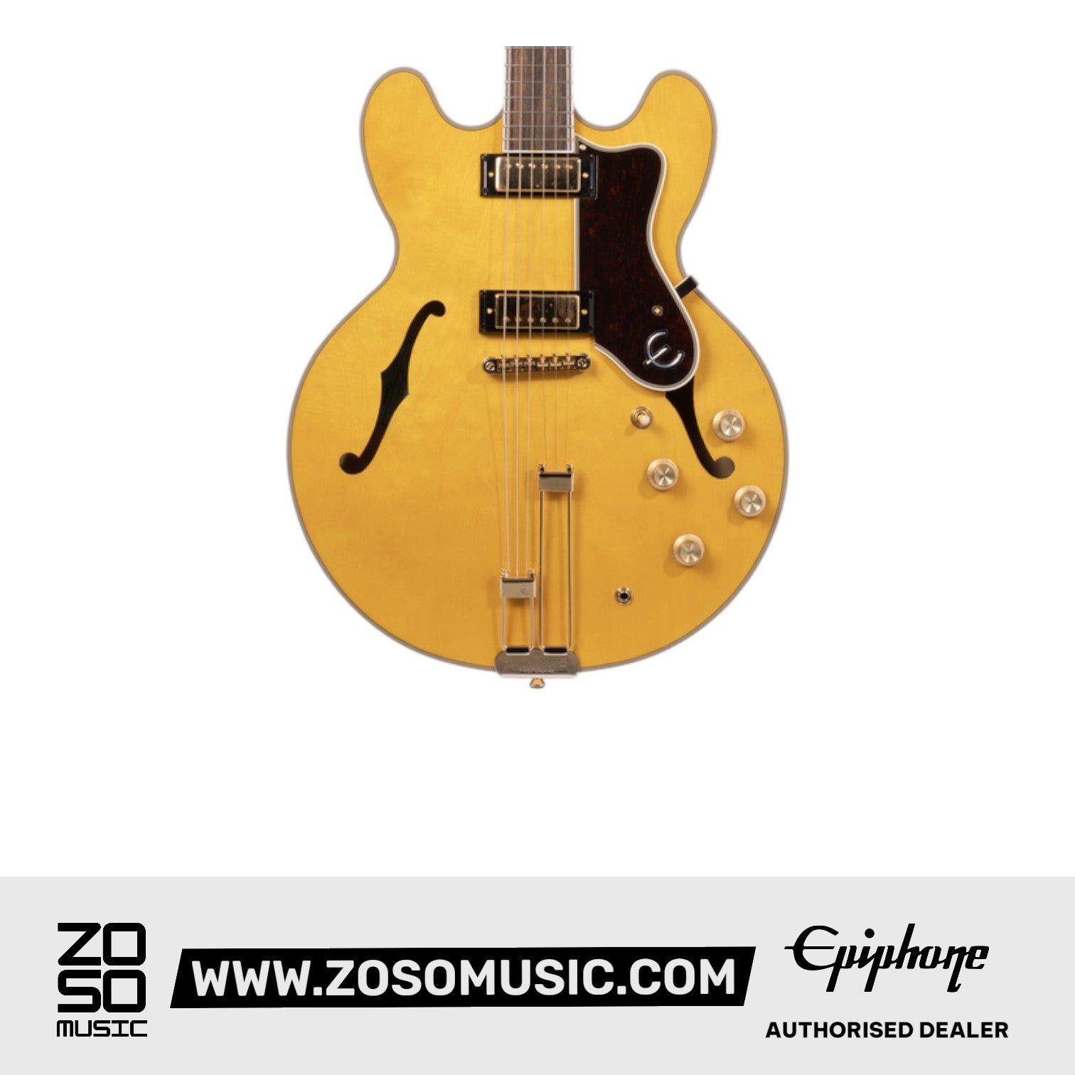 Epiphone Sheraton Frequensator Semi-hollowbody Electric Guitar - Natural Zoso Music Sdn Bhd