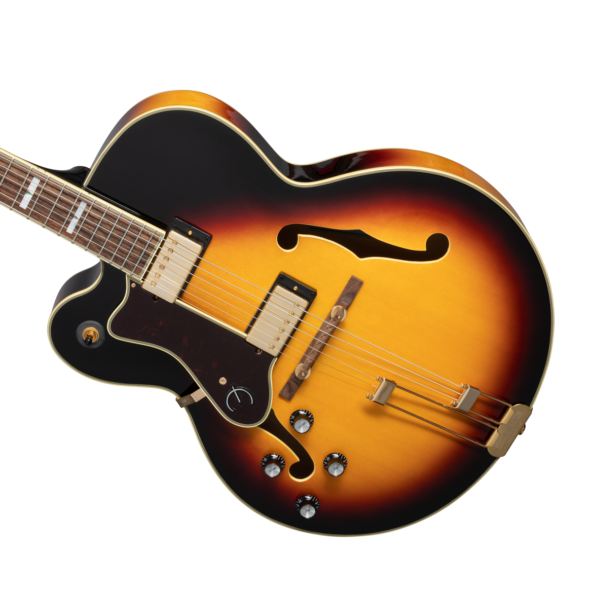 Epiphone EOBDWVSGH1L Broadway Hollowbody Left-handed Electric Guitar - Vintage Sunburst