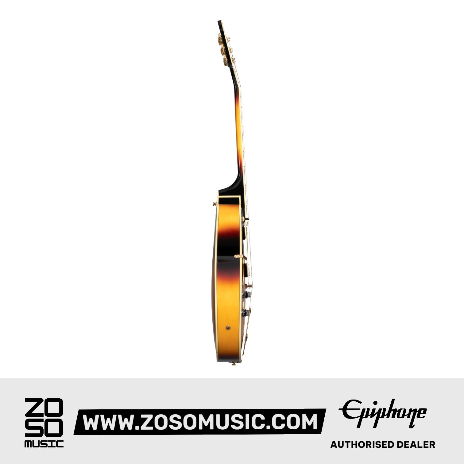 Epiphone EOBDWVSGH1L Broadway Hollowbody Left-handed Electric Guitar - Vintage Sunburst |  EPIPHONE |  ELECTRIC GUITAR |  Zoso Music