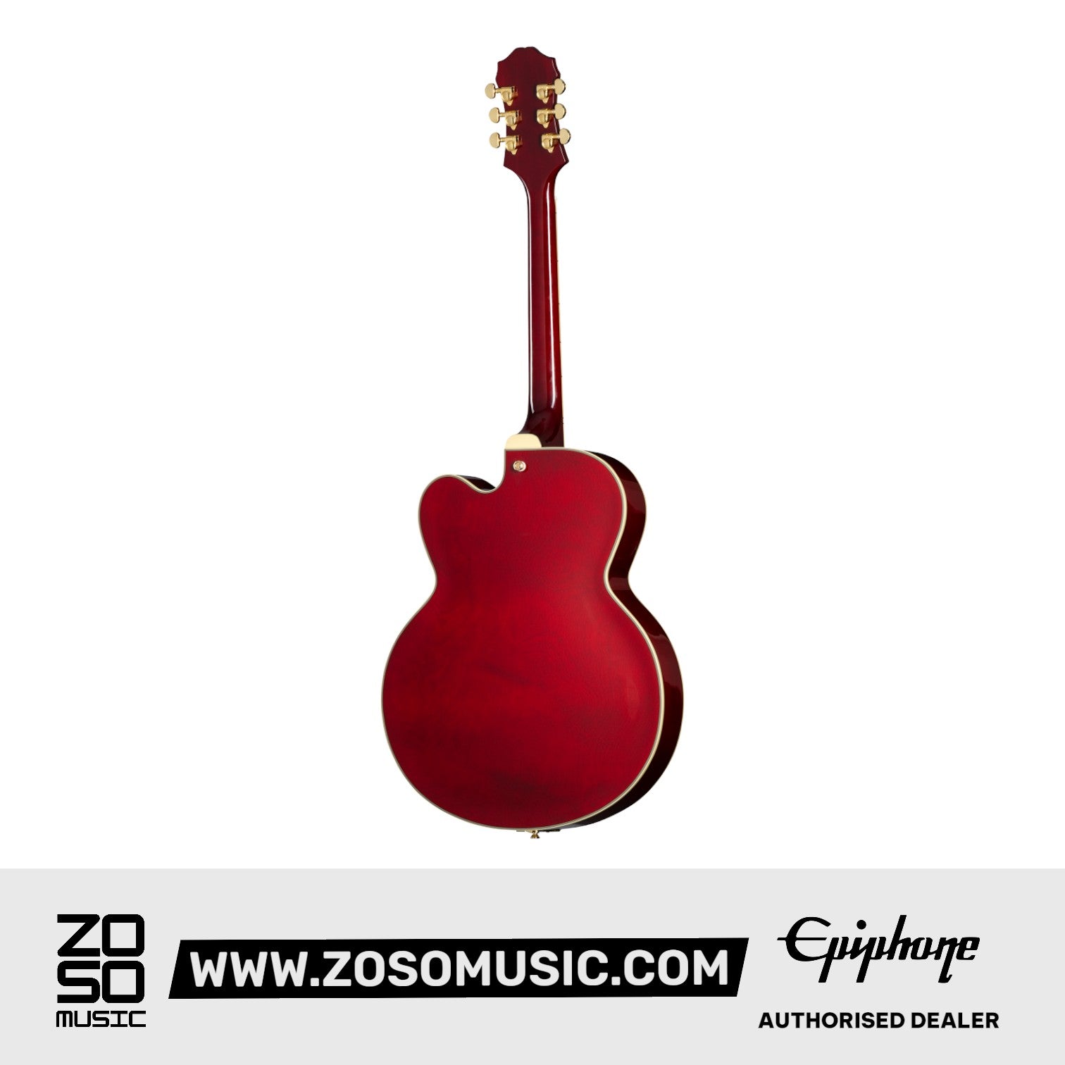 Epiphone EOBDWWRGH1 Broadway Hollowbody Electric Guitar - Wine Red |  EPIPHONE |  ELECTRIC GUITAR |  Zoso Music