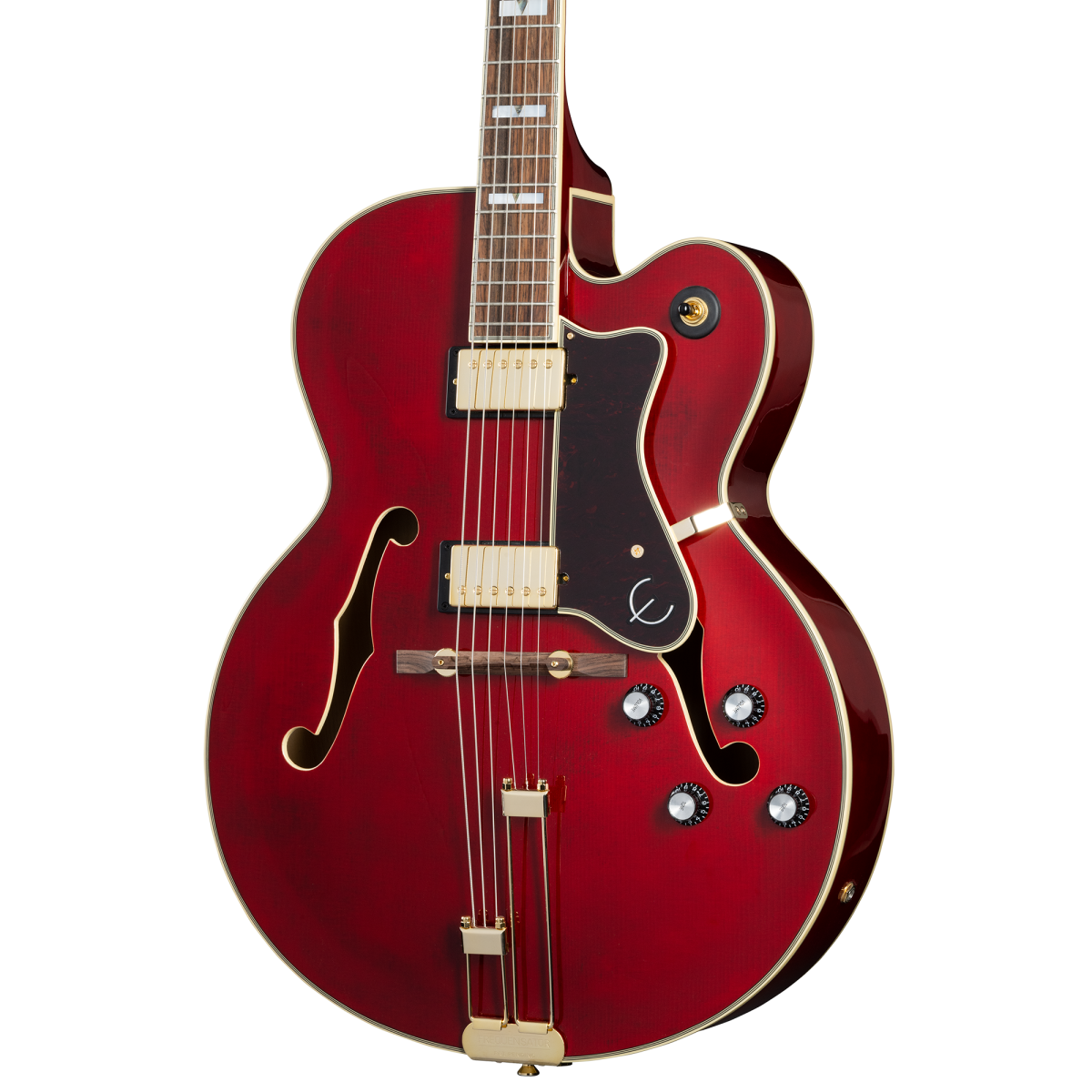 Epiphone Broadway Hollowbody Electric Guitar - Wine Red | Zoso Music Sdn Bhd