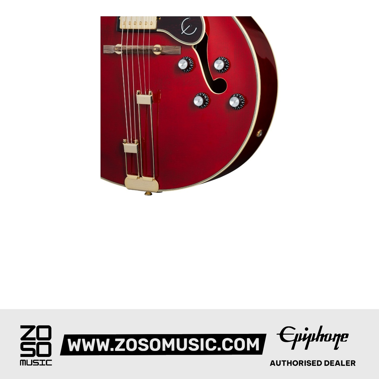 Epiphone EOBDWWRGH1 Broadway Hollowbody Electric Guitar - Wine Red |  EPIPHONE |  ELECTRIC GUITAR |  Zoso Music