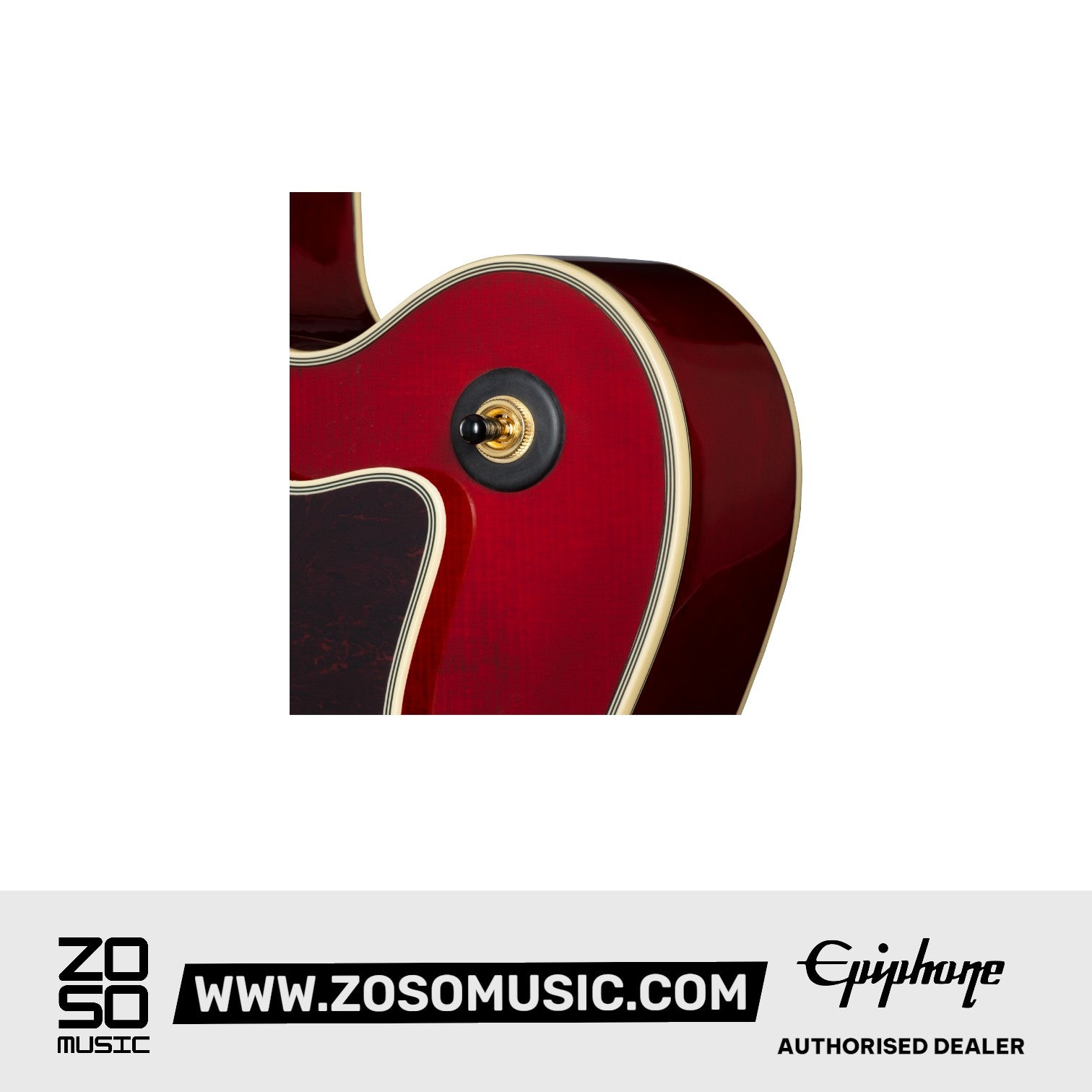 Epiphone EOBDWWRGH1 Broadway Hollowbody Electric Guitar - Wine Red |  EPIPHONE |  ELECTRIC GUITAR |  Zoso Music