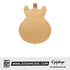 Epiphone EOCANANH1L Casino Left-handed Hollowbody Electric Guitar - Natural |  EPIPHONE |  ELECTRIC GUITAR |  Zoso Music