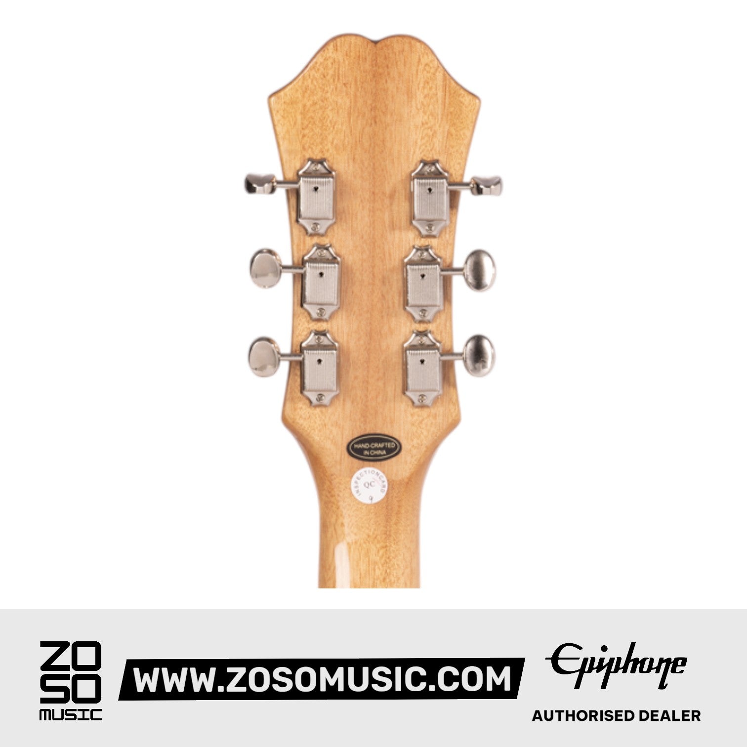 Epiphone EOCANANH1L Casino Left-handed Hollowbody Electric Guitar - Natural |  EPIPHONE |  ELECTRIC GUITAR |  Zoso Music