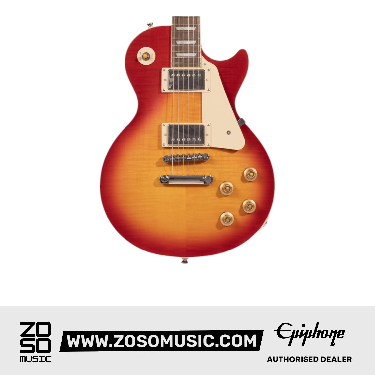 Epiphone ENL59ADCNH1 1959 Les Paul Standard Electric Guitar - Aged Dark Cherry Burst |  EPIPHONE |  ELECTRIC GUITAR |  Zoso Music