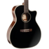 Cort Essence-OC4 BTSG Acoustic-Electric Guitar (Black Top Semi Gloss) | Zoso Music Sdn Bhd