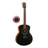 Kepma ES36 Acoustic Guitar 36" Travel Guitar with AcoustiFex® K-10 Pickup