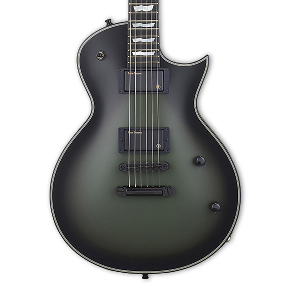 ESP Bill Kelliher Eclipse - Military Green Sunburst Satin