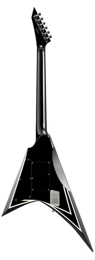 ESP E-II SV - Black with White Stripes [Made in Japan]