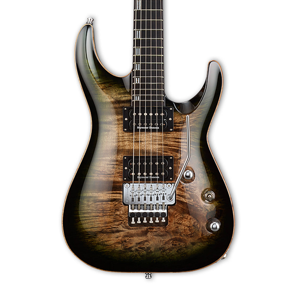 ESP Horizon-CTM FR/BM - Reptile Black Burst (HORIZONCTMFRBM) |  ESP |  ELECTRIC GUITAR |  Zoso Music