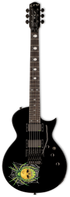 ESP LTD Kirk Hammett 30th Anniversary Left-handed Electric Guitar - Black w/Spider Graphic Zoso Music