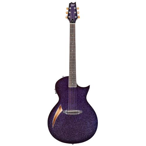 ESP LTD TL-6 Acoustic-Electric Guitar - Purple Sparkle Burst