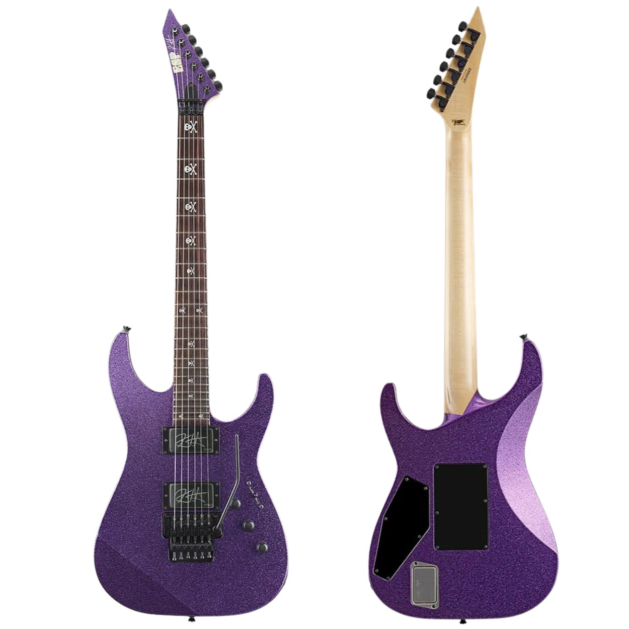 ESP Original KIRK HAMMETT Signature KH-2 - Purple Sparkle [MIJ - Made in Japan] | Zoso Music Sdn Bhd