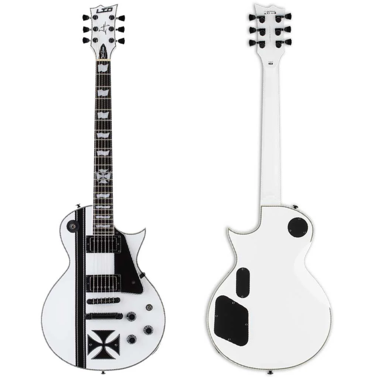 ESP LTD Iron Cross James Hetfiled Signature Electric Guitar - Snow White |  ESP |  ELECTRIC GUITAR |  Zoso Music