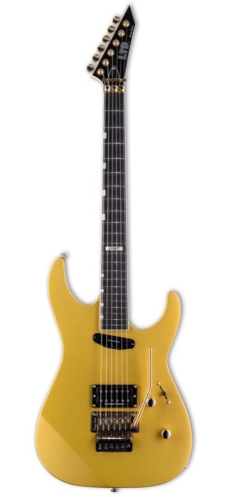 ESP LTD Mirage Deluxe '87 FR - Metallic Gold Zoso Music