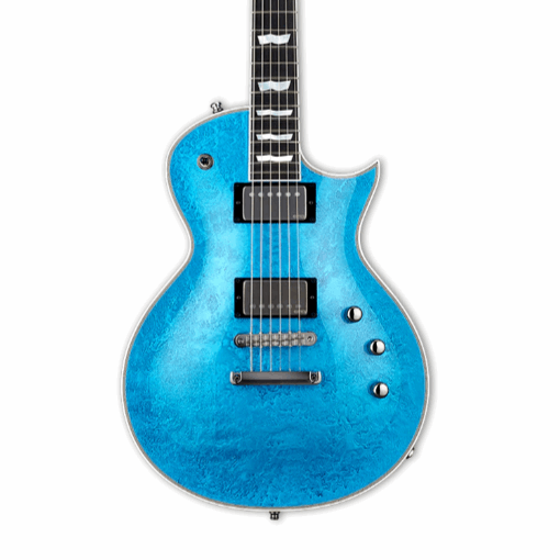 ESP Original ECLIPSE CTM DB - Blue Liquid Metal [MIJ - Made in Japan] | Zoso Music Sdn Bhd