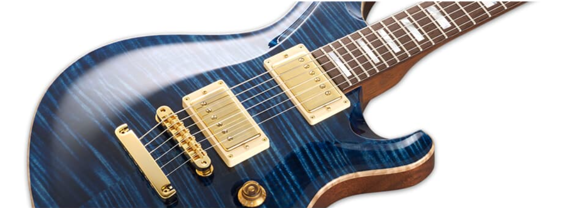 ESP Original MYSTIQUE NT-CTM/FM - Marine Blue [MIJ - Made in Japan] |  ESP |  BASS GUITAR |  Zoso Music