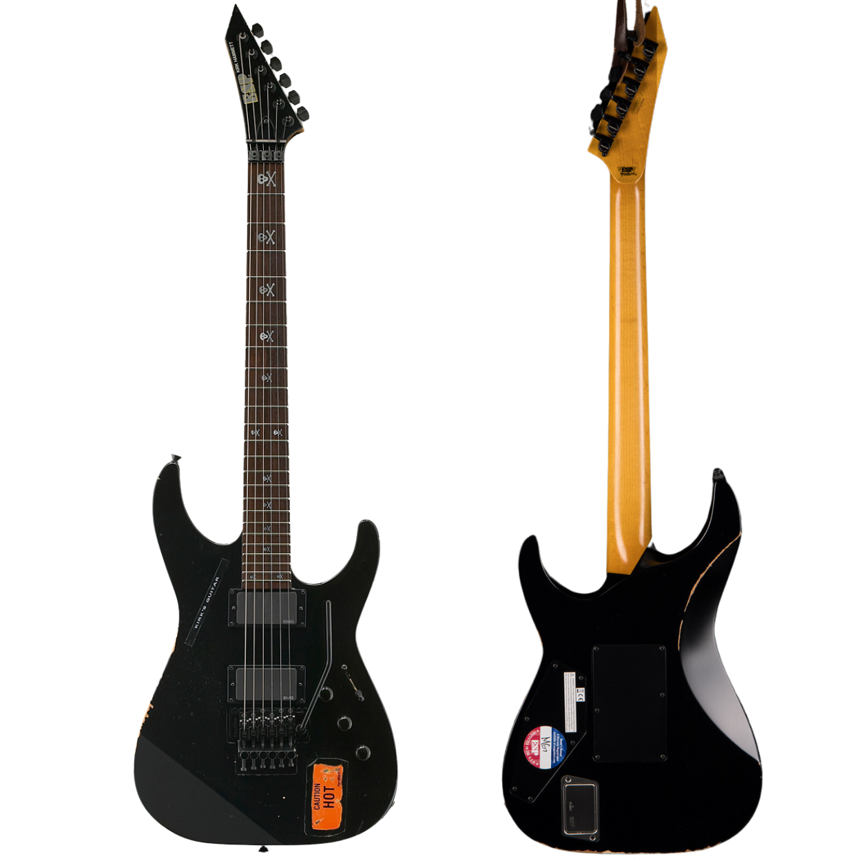 ESP Kirk Hammett Signature KH-2 Vintage - Distressed Black [Made in Japan]
