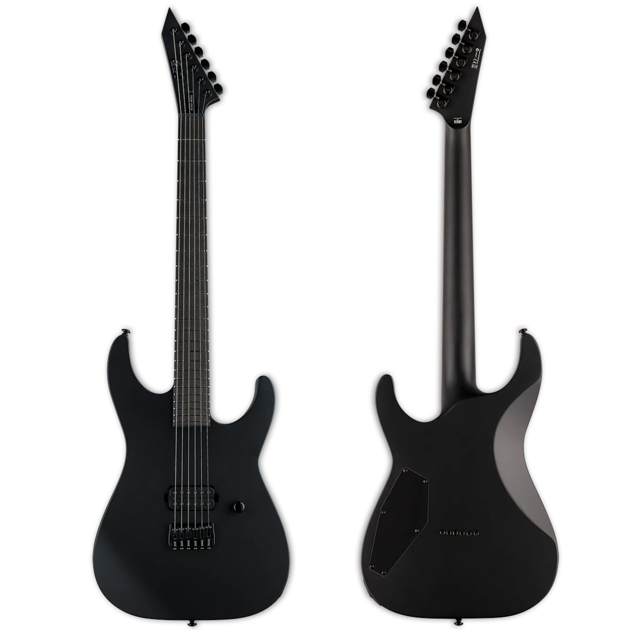 ESP LTD M-HT Black Metal Electric Guitar - Black Satin